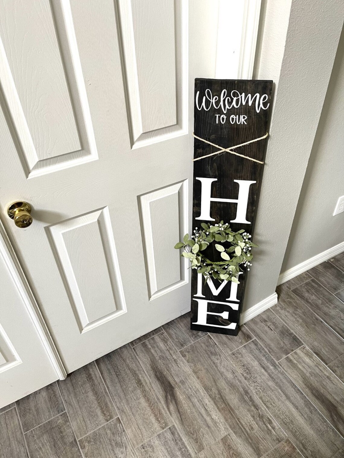 to our home porch sign Farmhouseporch sign front Etsy