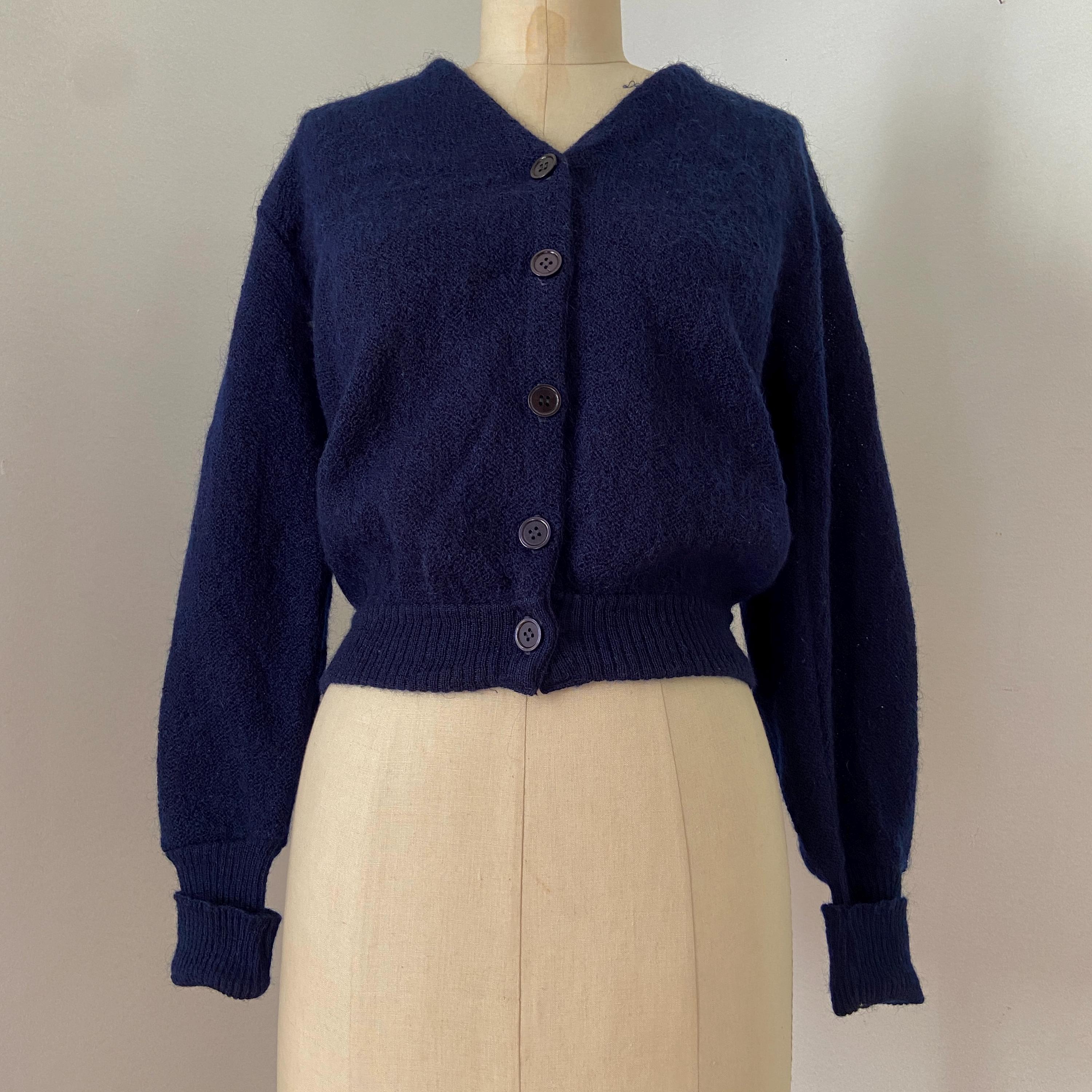 トップス 60s vintage mohair cardigan campus s-l1200.jpg