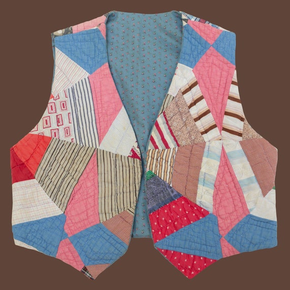 vintage quilt vest - Gem
