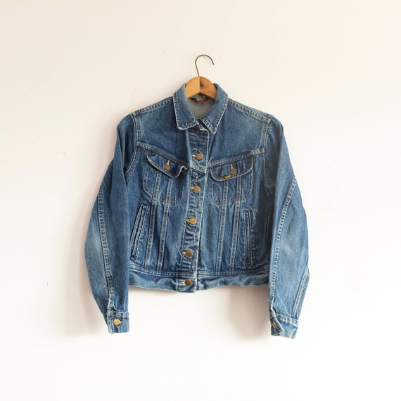 vintage 1970s Lee Riders cropped jean jacket | den