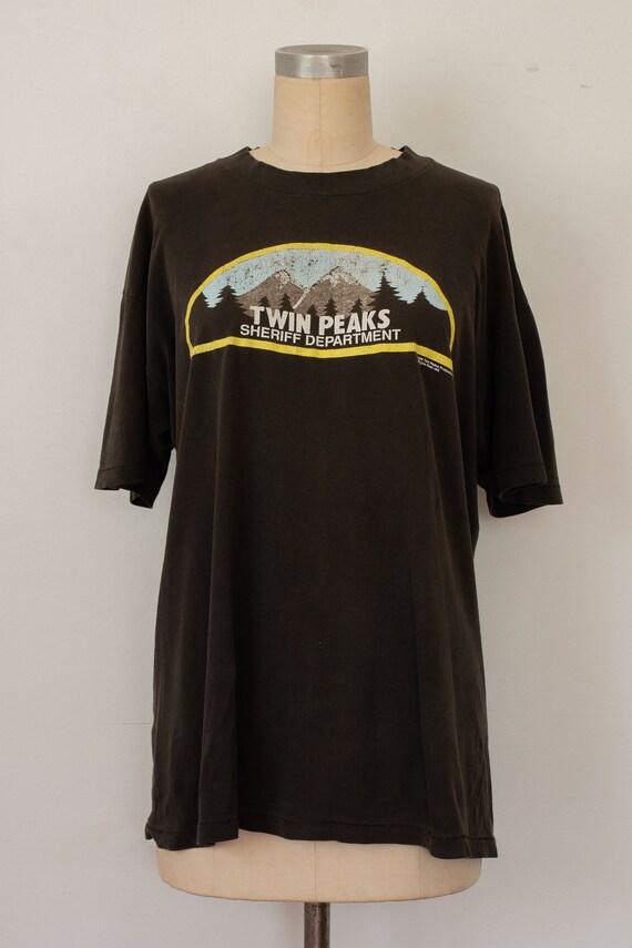 vintage 1990s twin peaks david lynch tee shirt - image 1