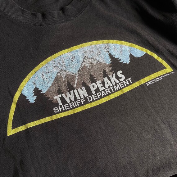 vintage 1990s twin peaks david lynch tee shirt - image 2