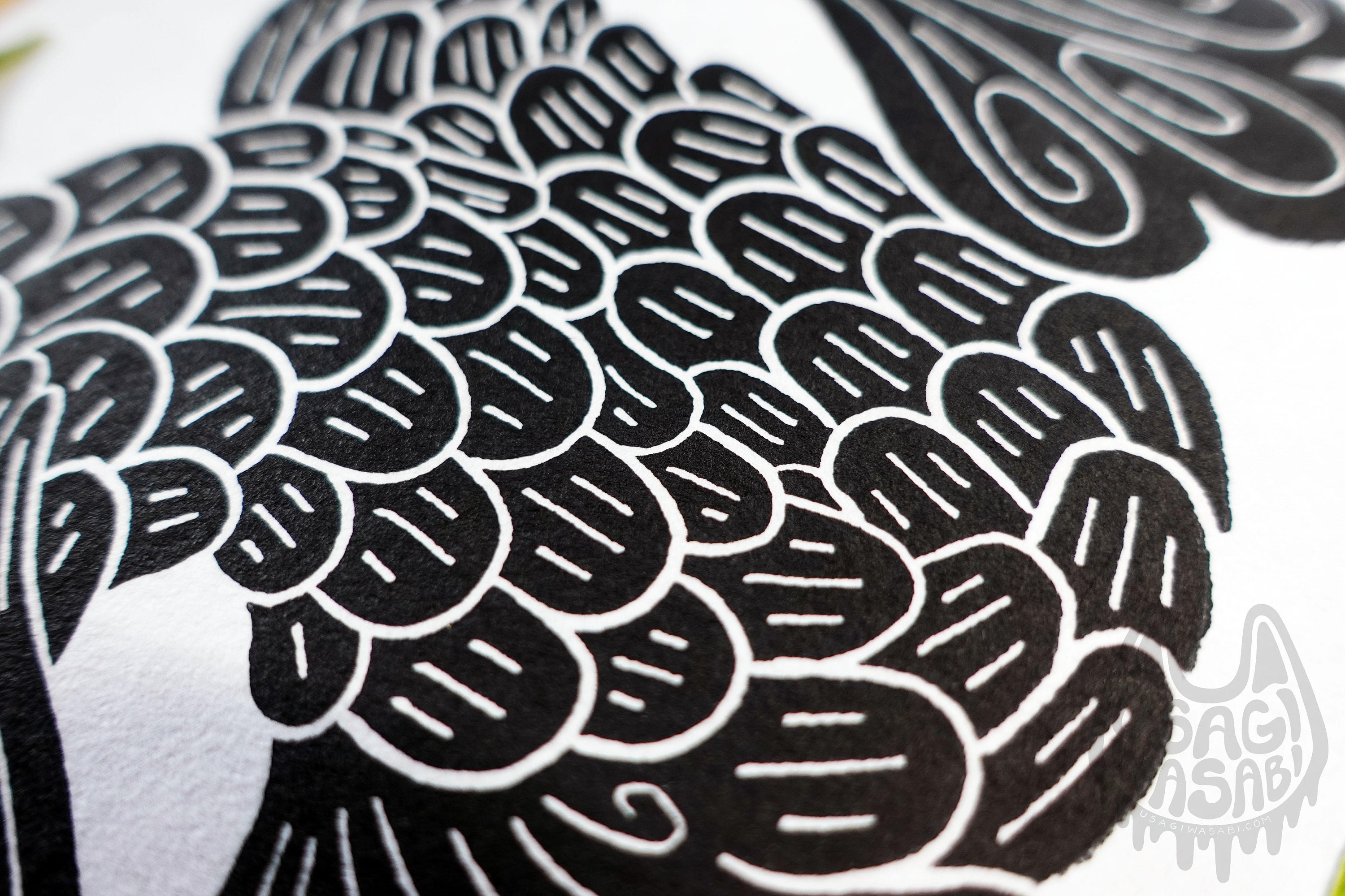 The Texas Zodiac - Alligator Gar Handmade Linocut Print - Etsy