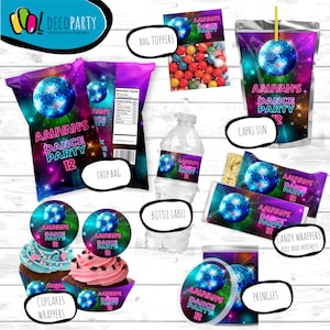 Disco Birthday Party Favors Bundle, Disco Party Favors Bundle