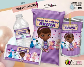 Doc mcstuffins birthday decorations, Doc Mcstuffin Birthday Party Decoration package, Doc McStuffins themed party kit