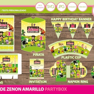 Zenon boerderij afdrukbare kit, Zenon. Zenon Farm 20 Digitale Items, Zenon boerderij verjaardagsfeest afdrukbare kit, Zenon party farm, digitale bestanden