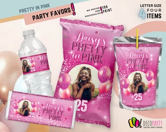 Sweet Sixteen Custom Party favors, 16th birthday Party bundle