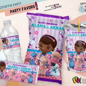 Doc mcstuffins birthday decorations, Doc Mcstuffin Birthday Party Decoration package, Doc McStuffins themed party kit