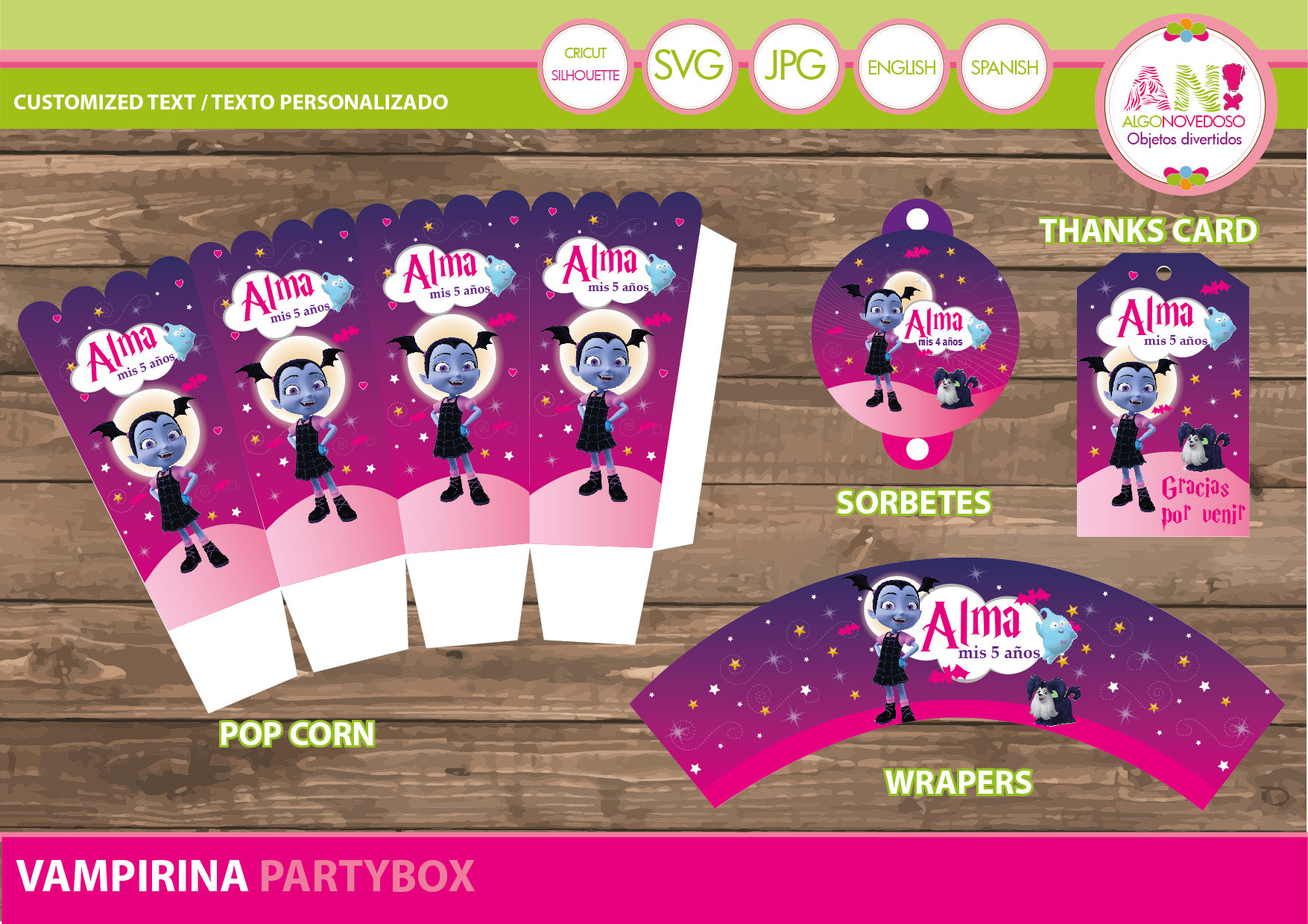 Vampirina Printables Vampirina Party Favors Vampirina Theme - Etsy Canada