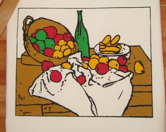 Tea Towel - Basket of Apples