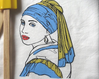 Tea Towel - Girl with a Pearl Earring