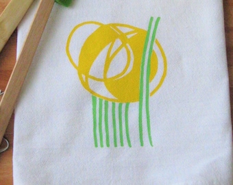 Tea Towel - Free Form Flower