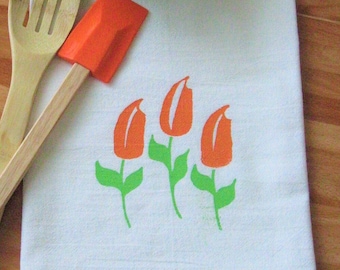 Tea Towel - Triple Tulip