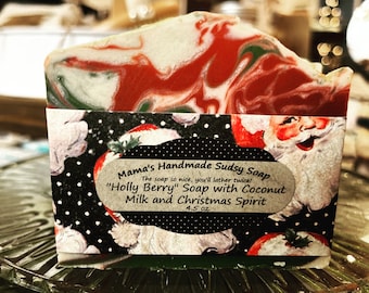 Holly Berry Artisan Soap