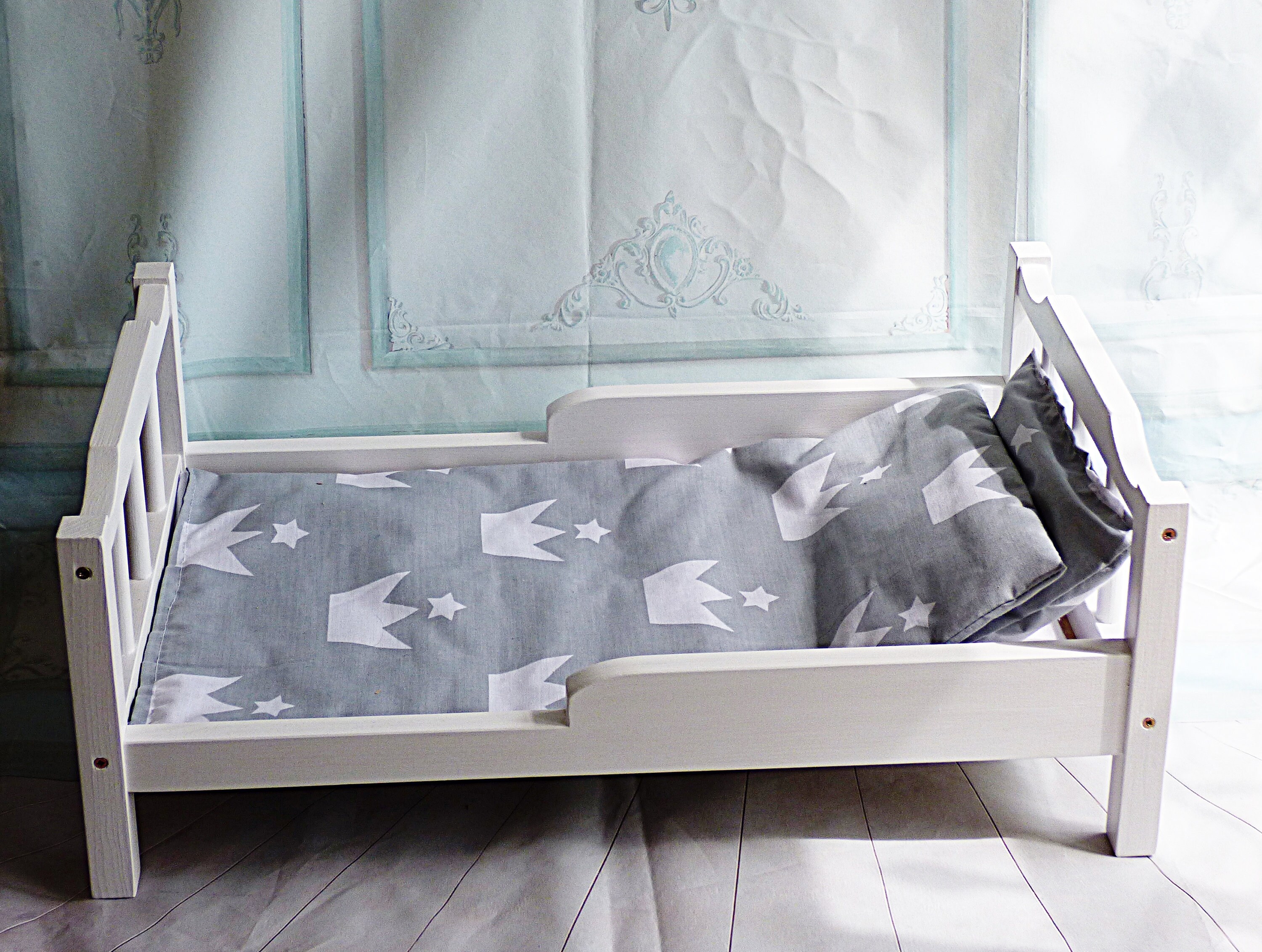 Bed for a rabbit Bunny accessories Bunny wood Bed Rabbits Etsy