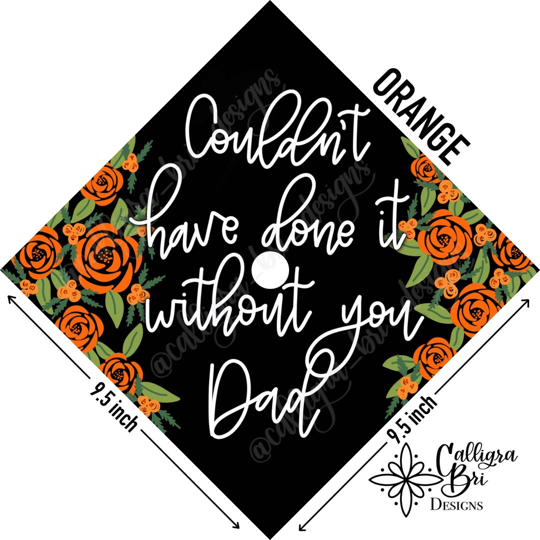 Rose Rosesgrad Cap Topper Graduation Gift Tassel Custom Grad Quote