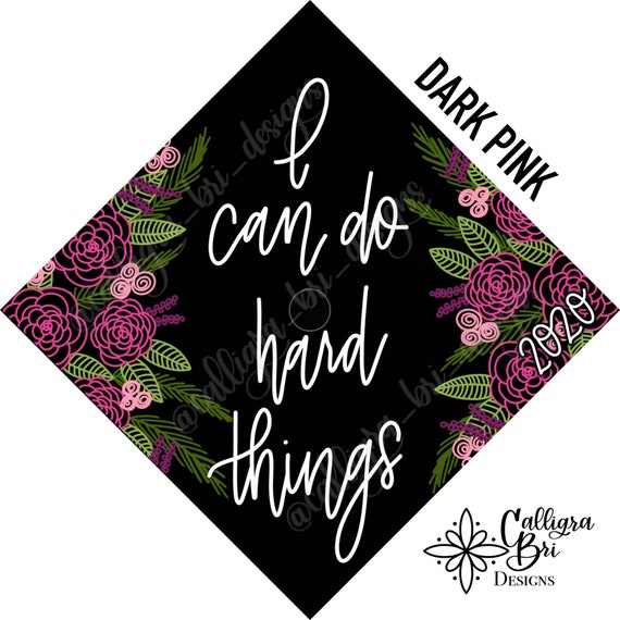 Grad Cap Topper Graduation Gift Tassel Custom Grad Quote Grad Etsy