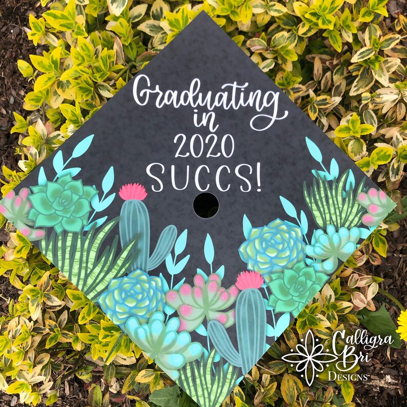 Grad Cap Topper Graduation gift Tassel custom quote decoration Etsy