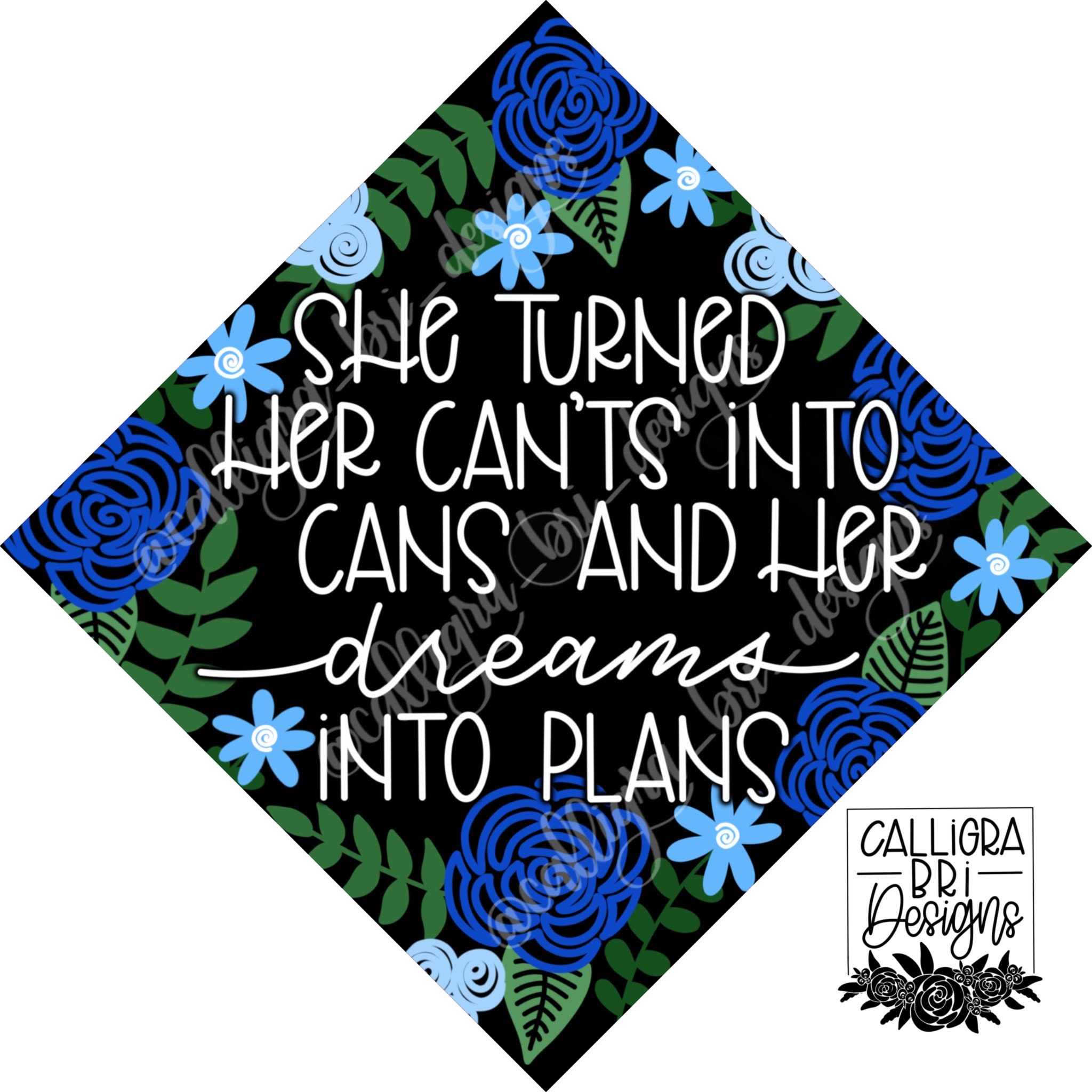 Grad Cap Topper Graduation gift Tassel custom grad quote grad Etsy