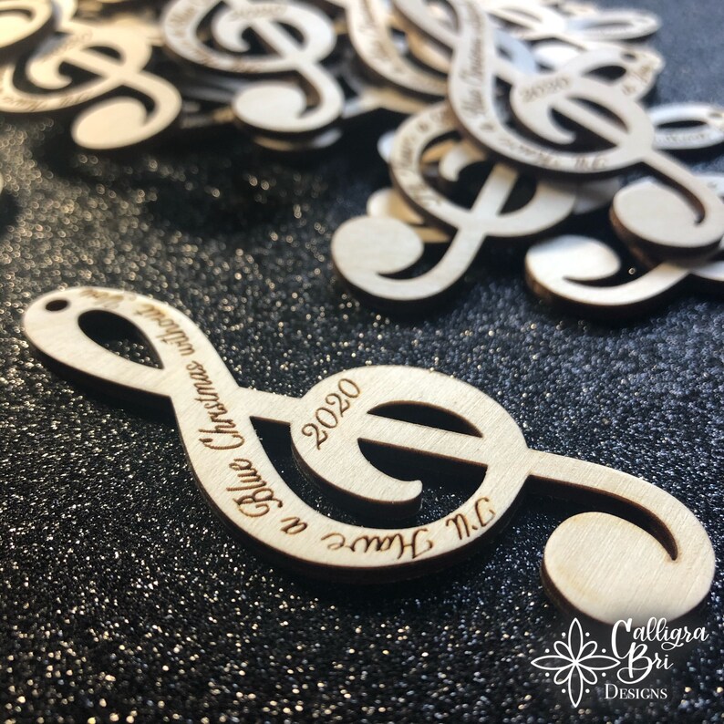 Bulk Musical Staff Ornament Piano Recital Student Gift Etsy