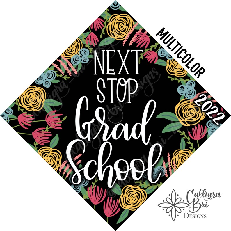 Grad Cap Topper Graduation Gift Tassel Custom Grad Quote Grad Etsy