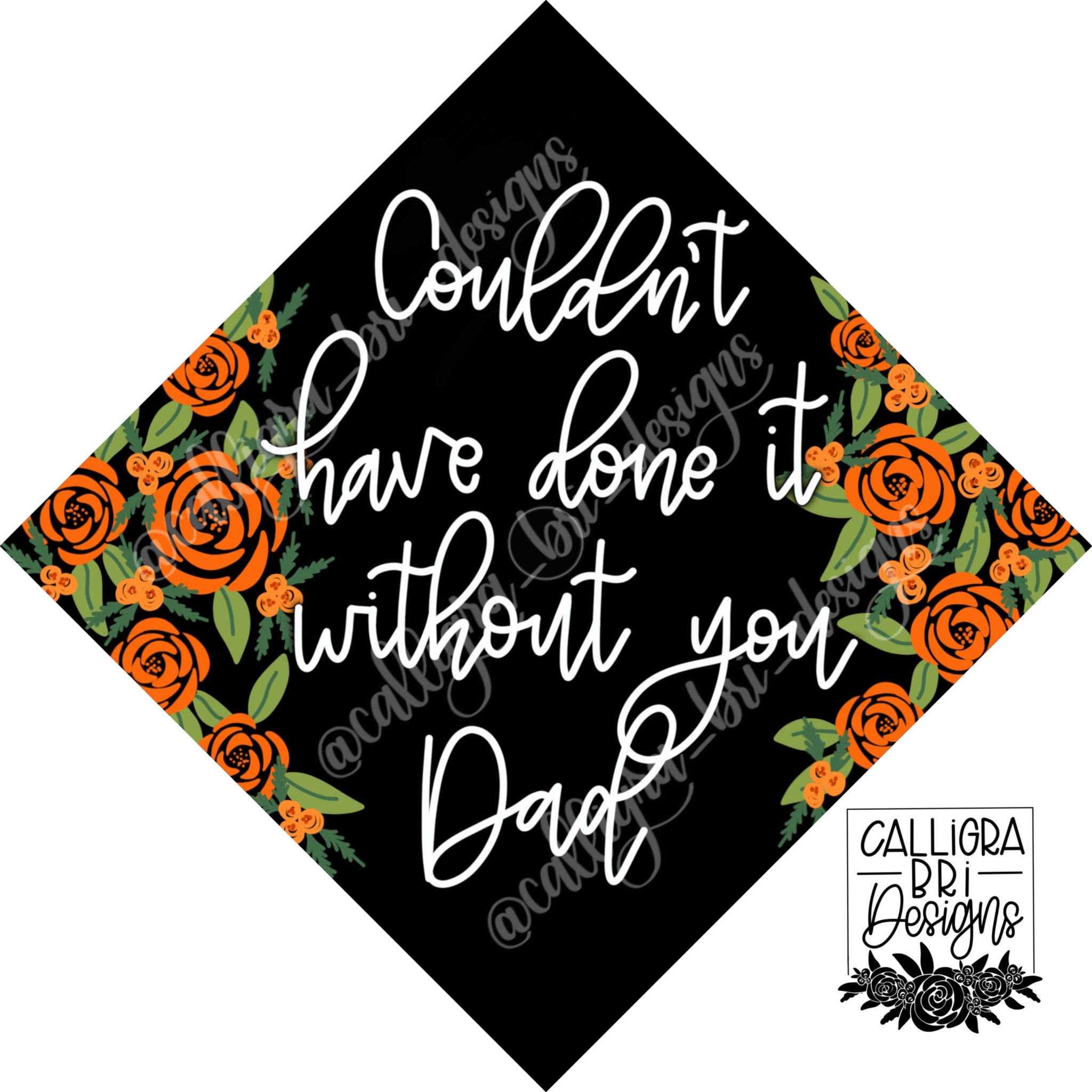 Grad Cap Topper Graduation Gift Tassel Custom Grad Quote Grad Etsy