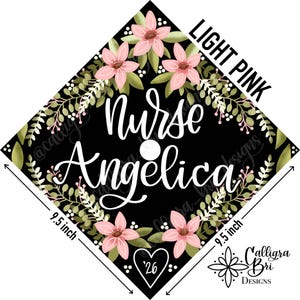 Grad Cap Topper Graduation gift Tassel custom grad quote grad cap decoration accessory Nurse BSN Nursing School Personalized