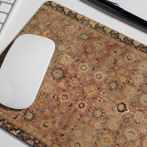 Mouse Pad Persian Rug Mouse Mat Mousepad for gaming desktop laptop office nonslip, computer accessory, Desk Decor, Oriental Rug desk gift