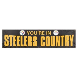 Pittsburgh Steelers HUGE Tailgate banner