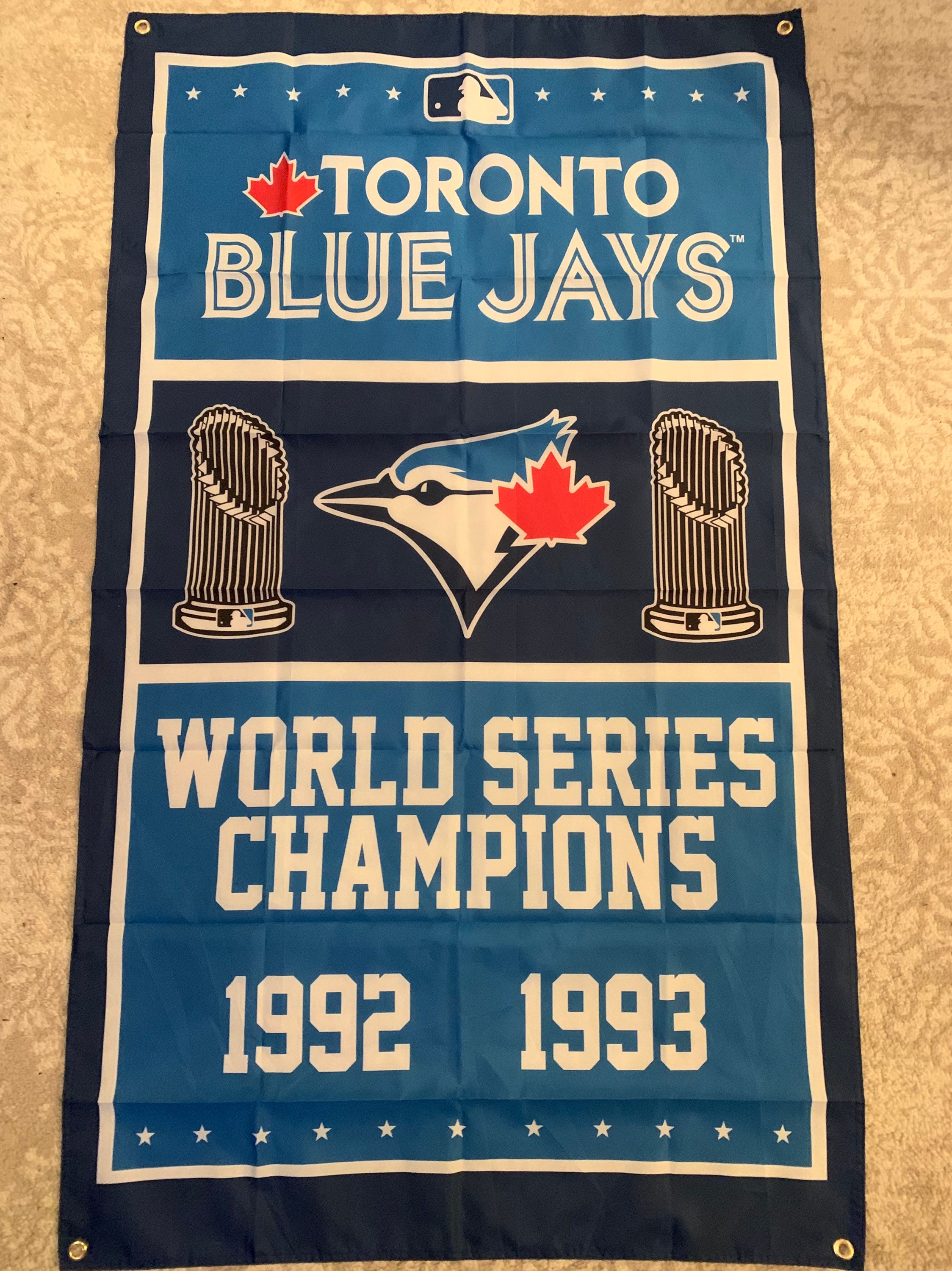 Toronto Blue Jays World Series Championship Banner Flag - Etsy