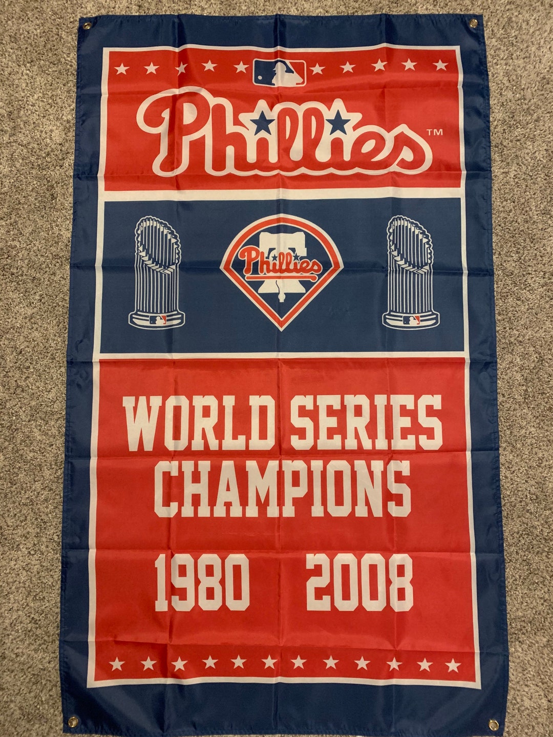 Philadelphia Phillies World Series Championship Banner Flag