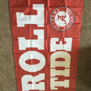 Alabama Crimson Tide ROLL TIDE Banner Flagge