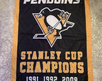 Pittsburgh Penguins City of Pittsburgh Stanley Cup street banner