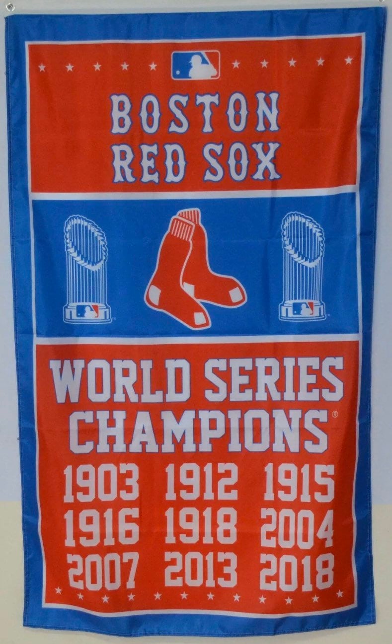 Boston Red Sox World Series Championship Banner 