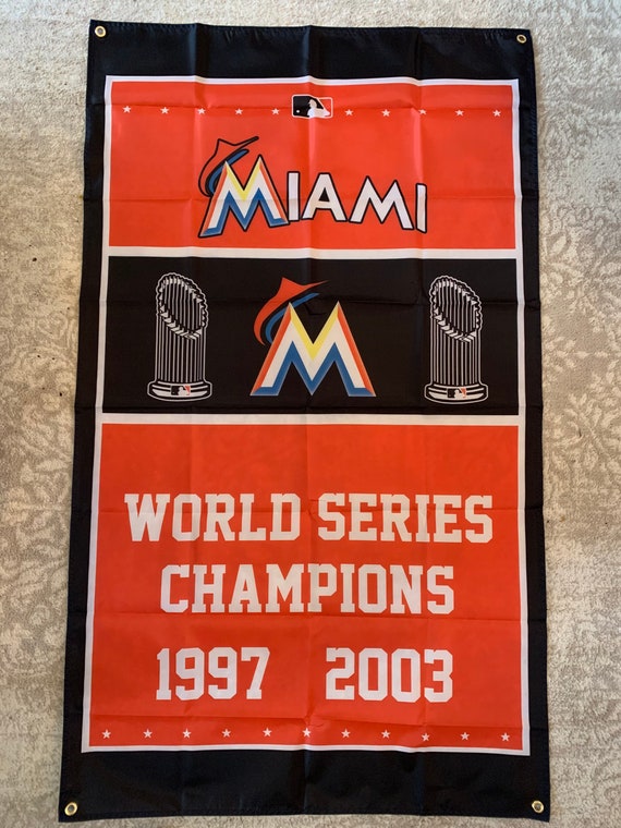 Miami Marlins World Series Championship Banner Flag Canada