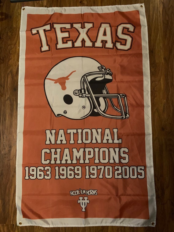 Texas Longhorns Football NCAA National Championship Banner 