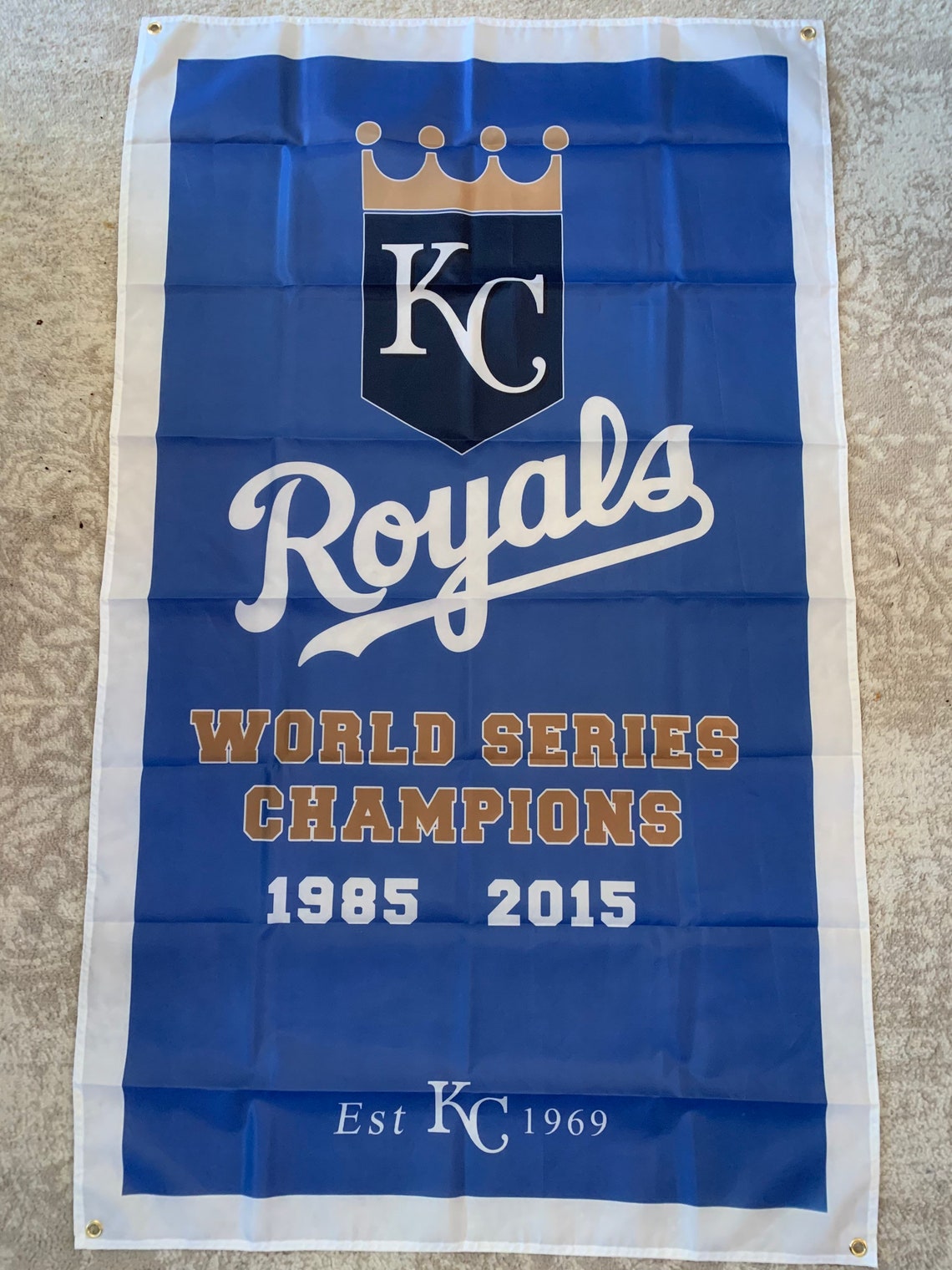 Kansas City Royals World Series Championship Banner Flag Etsy