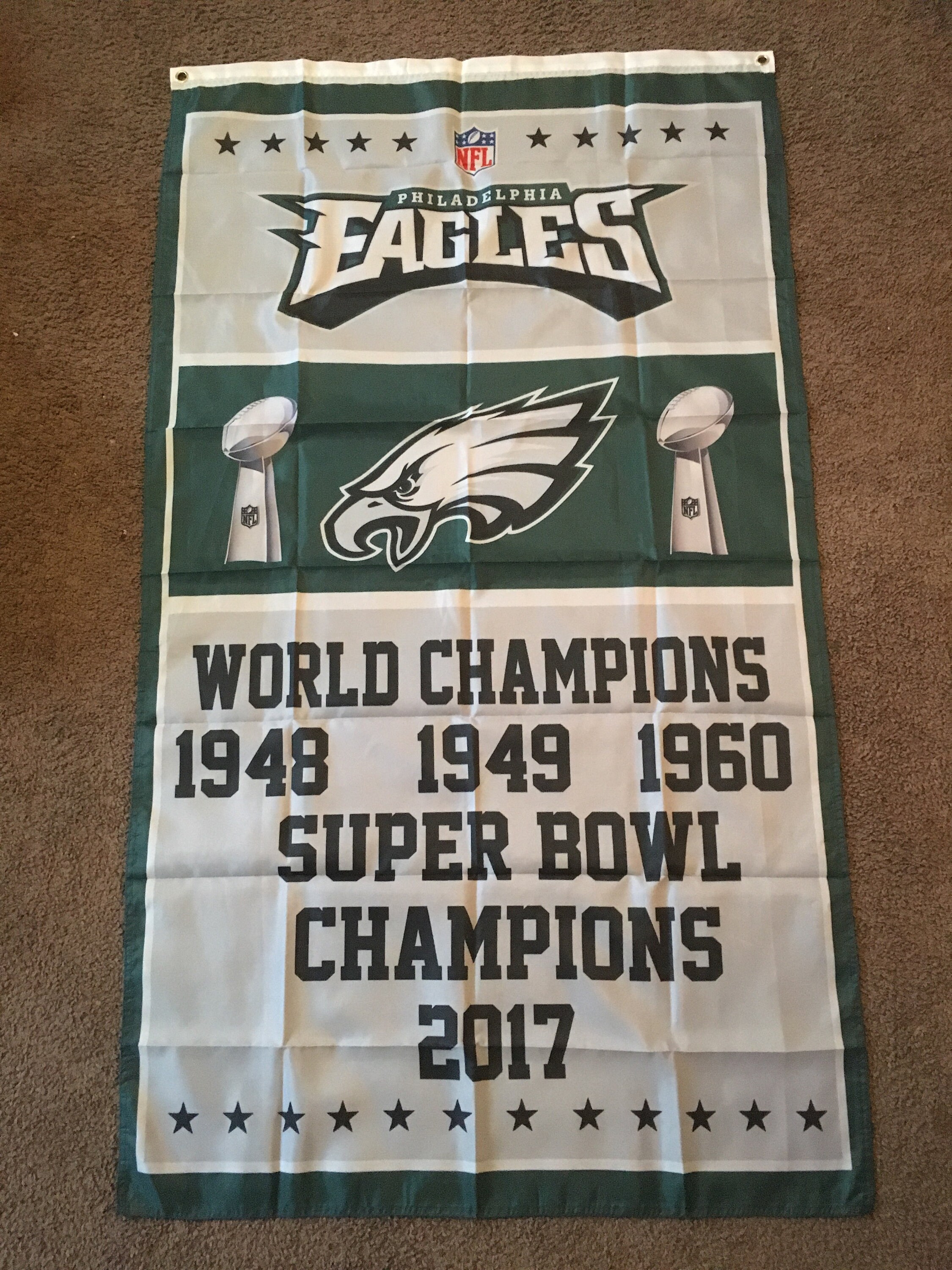Philadelphia Eagles Championship Banner Etsy