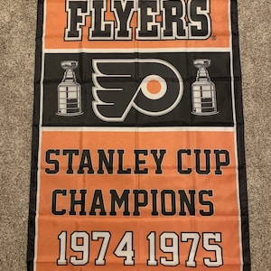 Bandera del campeonato de la Copa Stanley de los Philadelphia Flyers