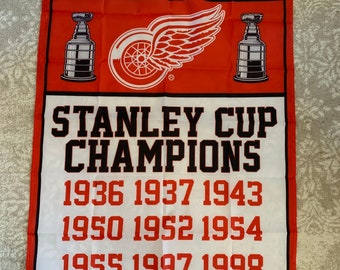 Red Wings Stanley Cup Banners Font? : r/DetroitRedWings