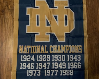 Gagliardetto Vintage UNIVERSITY NOTRE DAME – Pennant South Bend Indiana – Occasion