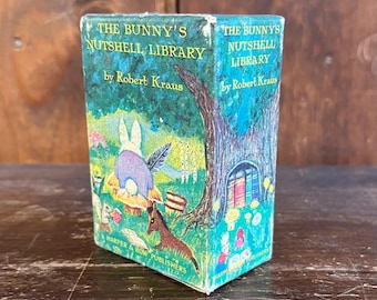 The Bunny's Nutshell Library by Robert Kraus: Mini Book Set - Etsy