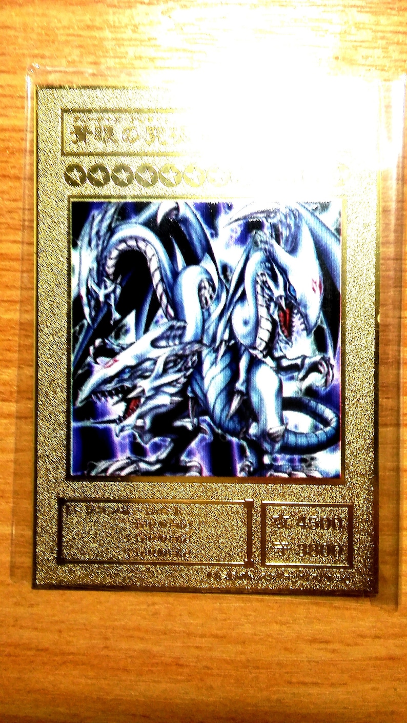 Blue Eyes Ultimate Dragon custom yugioh Orica Gold Yugioh Card