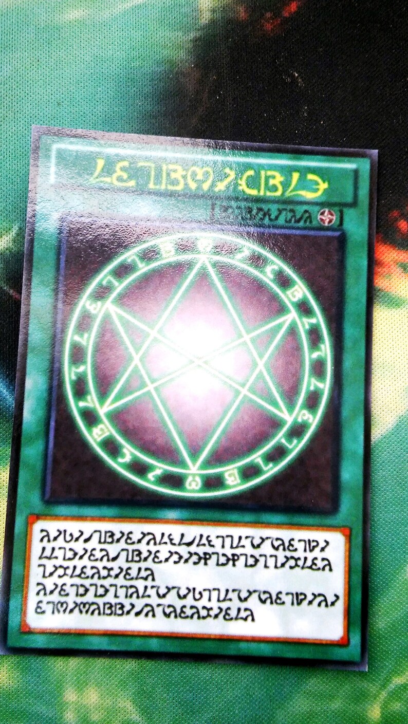 The Seal of Orichalcos Yugioh card Glossy rare Orica semi Etsy