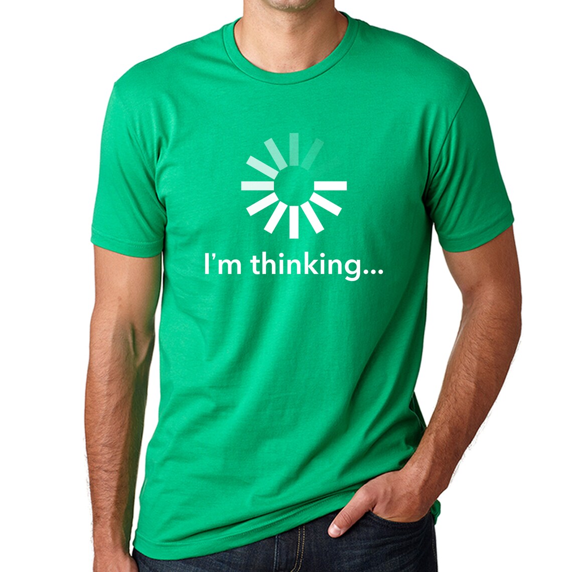 I&rsquo;m Thinking&hellip;Unisex Cotton T-Shirt | Etsy