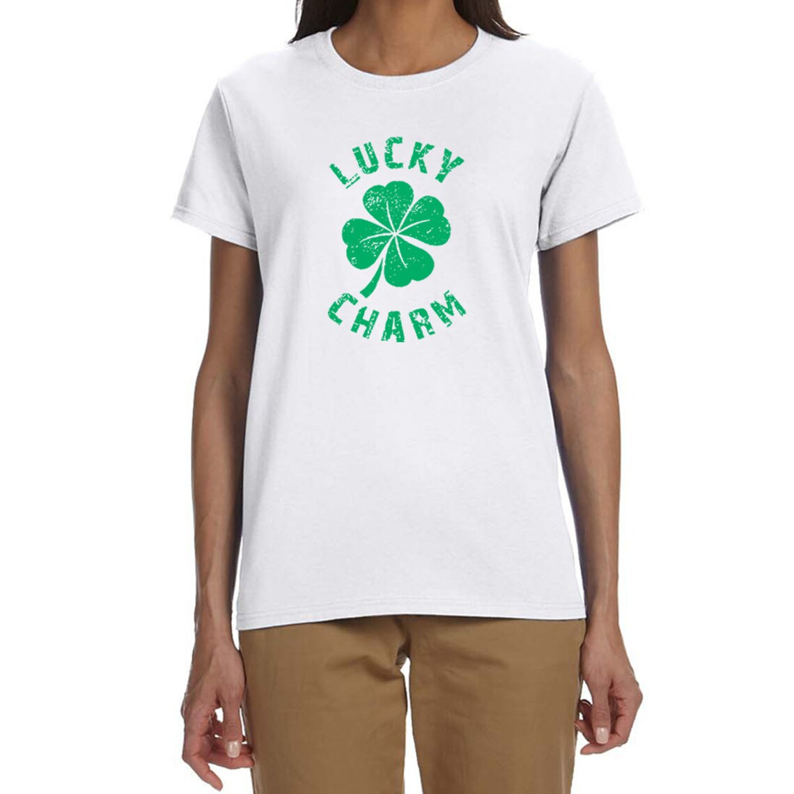 LUCKY CHARM GREEN Women's Tshirt Etsy