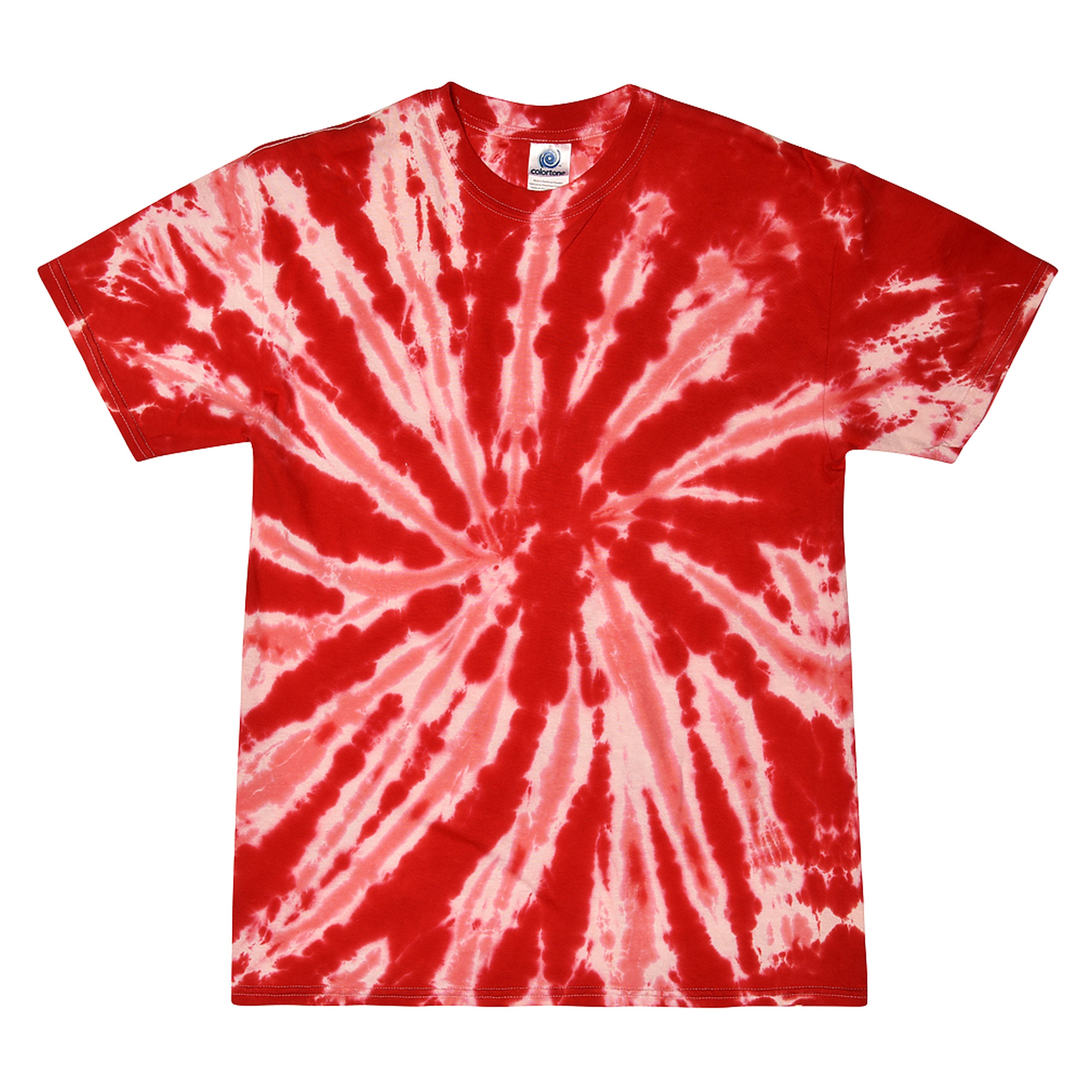 Red Unisex Tie-Dye Twist T-shirts | Etsy