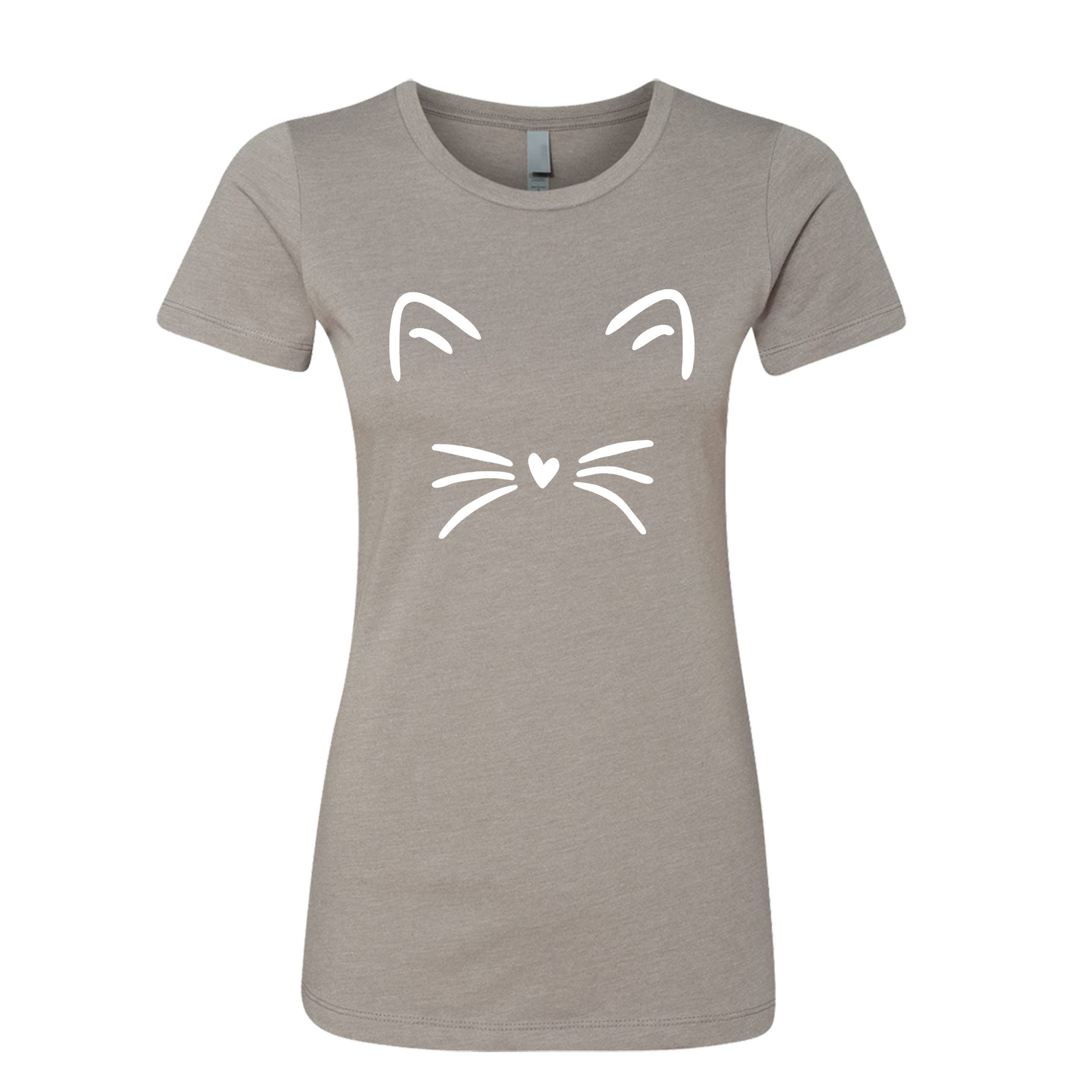 Cute Cat Women's Poly-Cotton T-shirt | Etsy