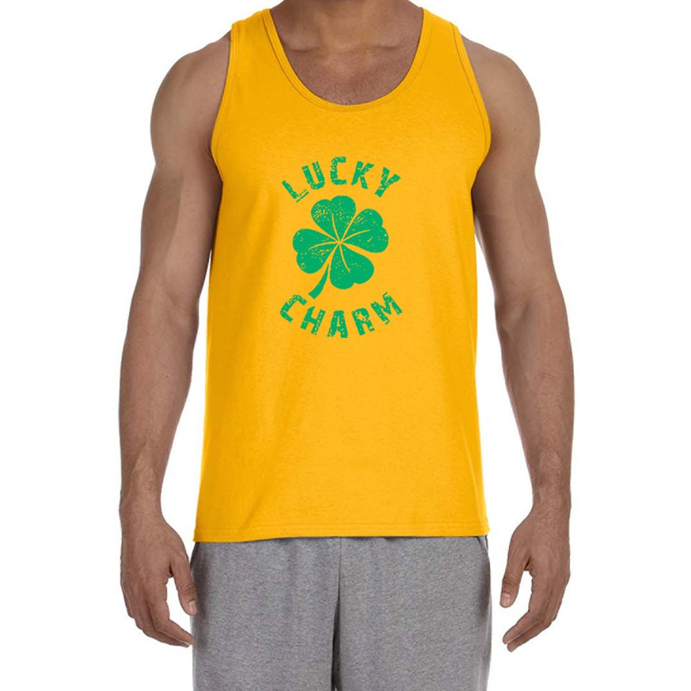 LUCKY CHARM GREEN Men's Tank Top Etsy