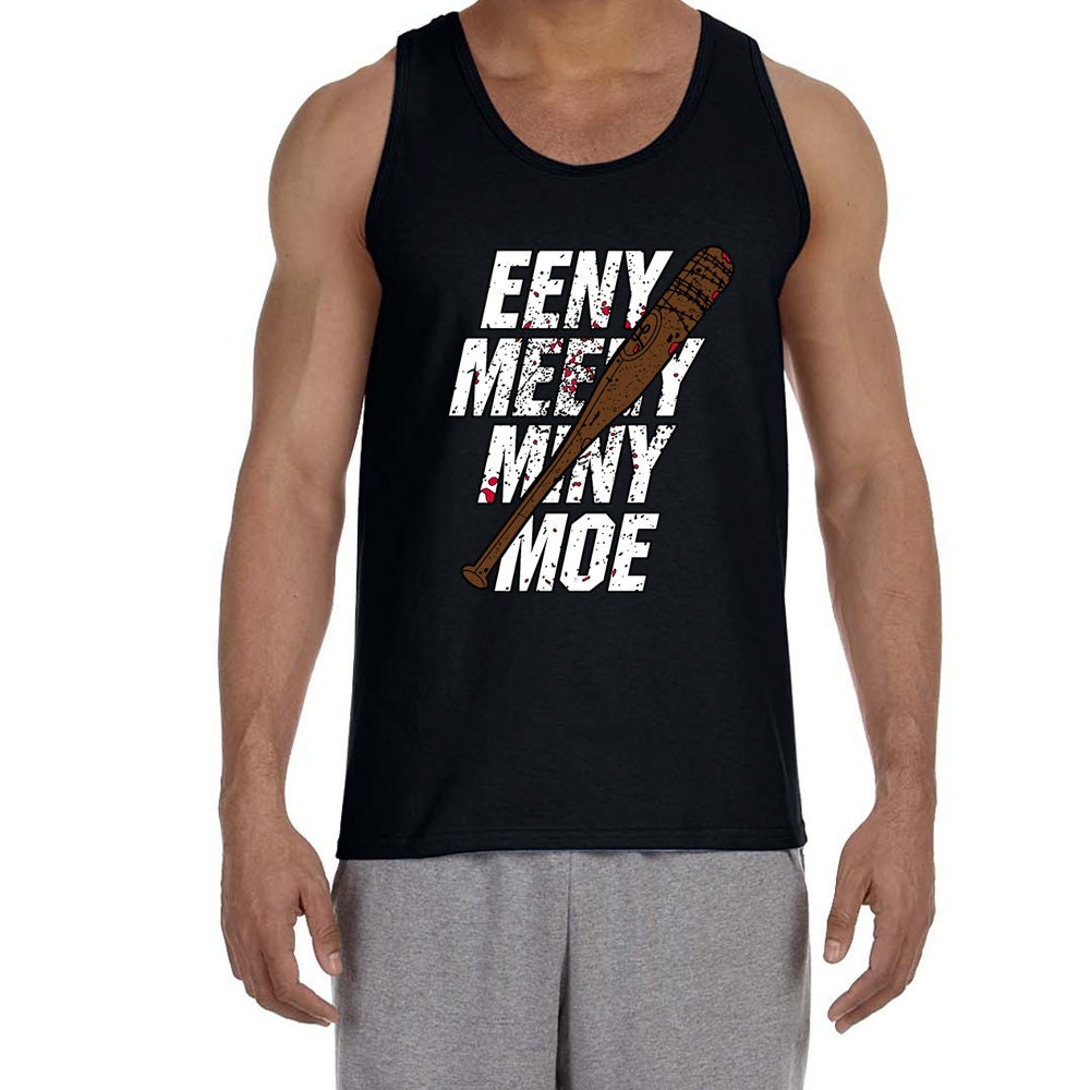 Negan Eeny Meeny Miny Moe Bat Men S Tank Top Etsy